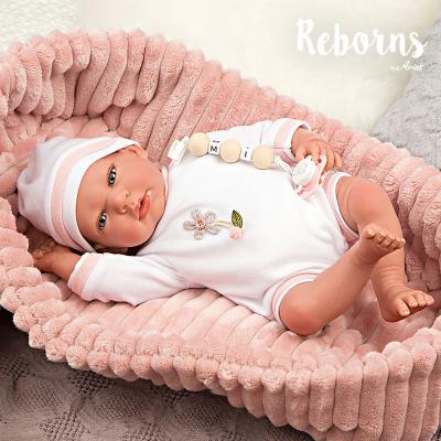 Arias Reborn 40 cm Lola com Alcofa