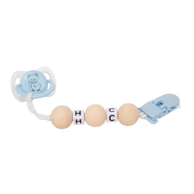 Pacifier Set with Fixation Blue White HC