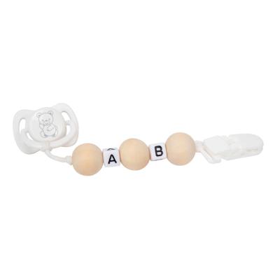 Pacifier Set with Fixation White AB