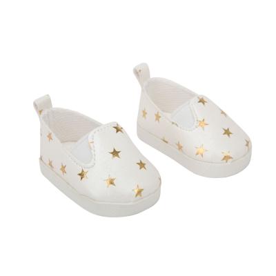 White Star Shoes Set for Dolls 45 cm