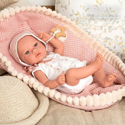 Elegance 38 cm with Weight Aria Pink with Carrycot