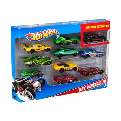 Hot Wheels Assorted Pack of 10 Basic Cars