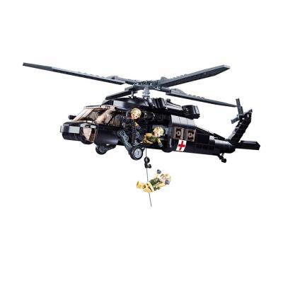 Model Bricks UH-60 Black Hawk 692 Pcs