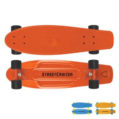 Skateboard Street Cruizer 6 Cores Sort.