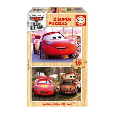 2x Super Puzzle 16 Madeira Cars