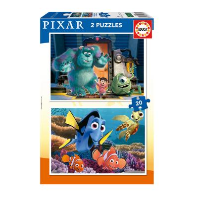 2x Puzzle 20 Disney Pixar