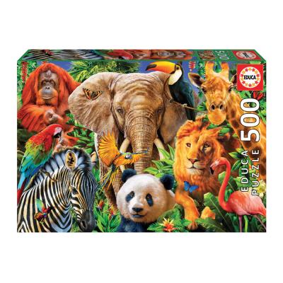 Puzzle 500 Animais Selvagens