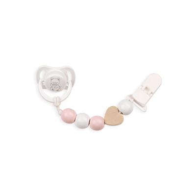 Arias Pacifier Set with Wood Chain ST1