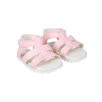 Reborn Pink Sandal Set for Dolls 40 cm