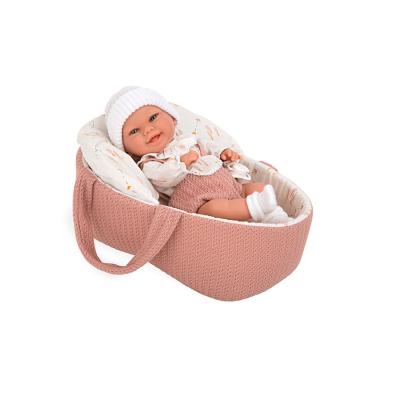 Elegance 33 cm Babyto Pink with Carrycot