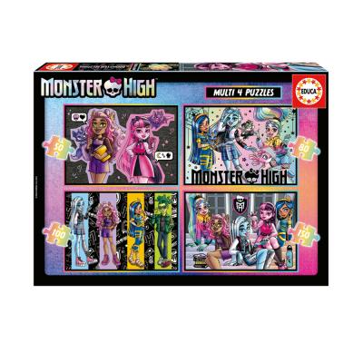 4x Puzzle Progressivo Monster High 50-1510