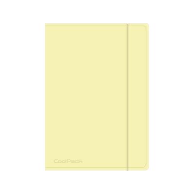 Powder Yellow A4 Flap Folder Pastel