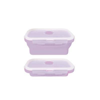 Powder Purple Lunchbox Silicone 800ml