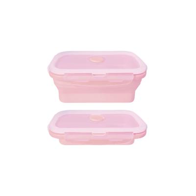 Powder Pink Lunchbox Silicone 800ml