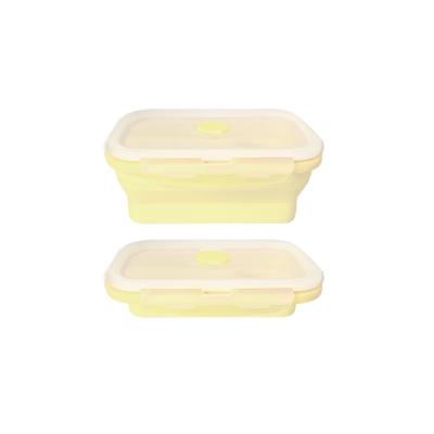 Powder Yellow Lunchbox Silicone 800ml