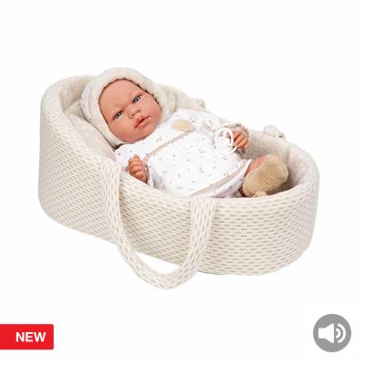 Elegance 40 cm Andie Beige with Carrycot and Crying Sound