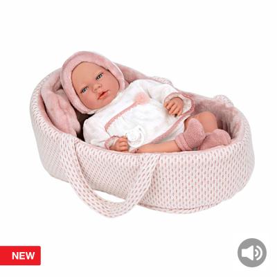 Elegance 40 cm Andie Pink with Carrycot and Crying Sound