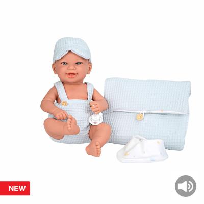 Elegance 42 cm Zoe Blue with Baby Changer and Bib