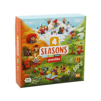 Cubika Wooden Puzzle 4 Seasons 17 pcs