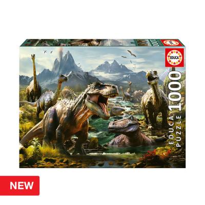 Puzzle 1000 Dinossauros Ferozes
