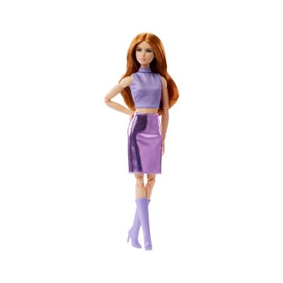 Barbie Signature Looks Redhead with Purple Skirt