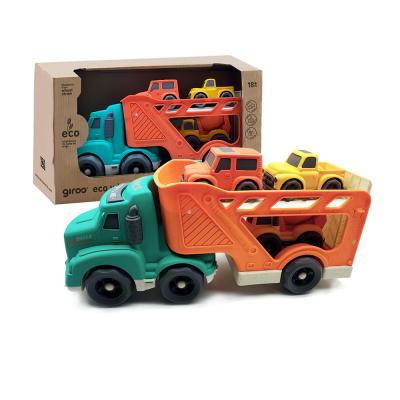 Giros Eco Transp. Truck 28 cm + 3 F/W Cars Orange