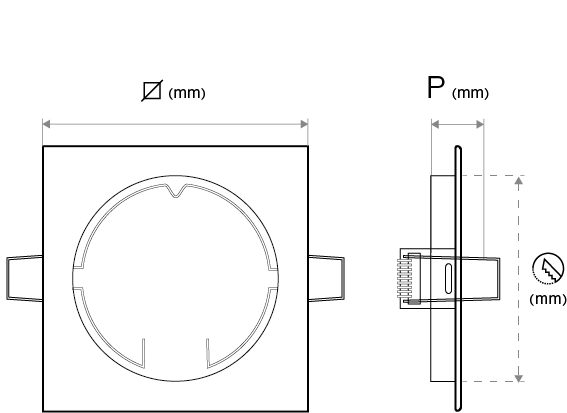 Desenho técnico do produto