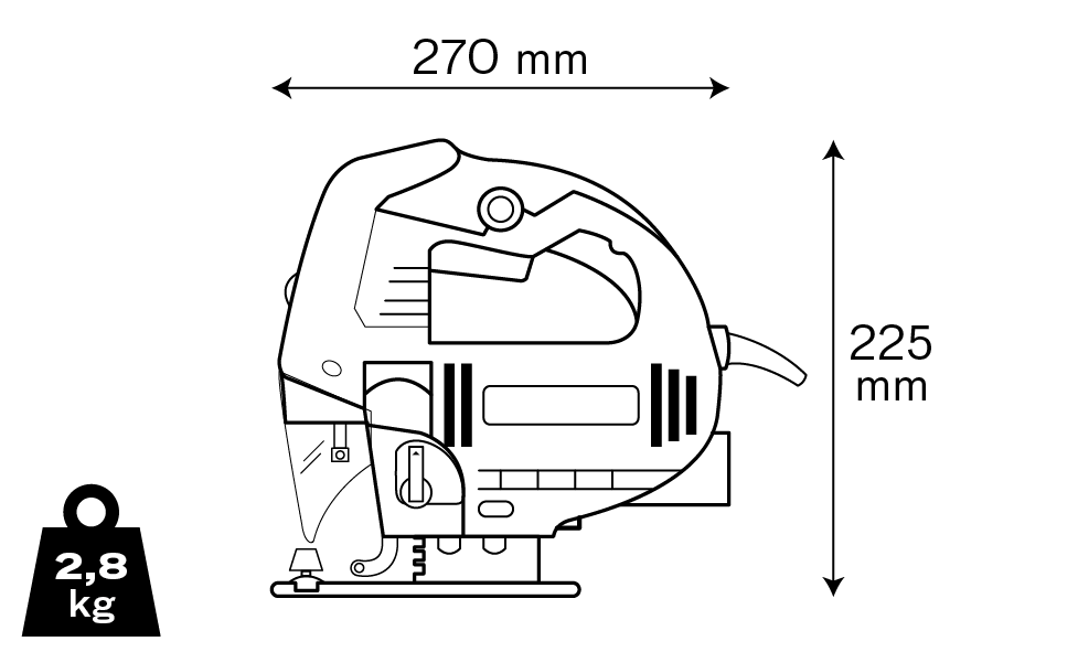 Desenho técnico do produto