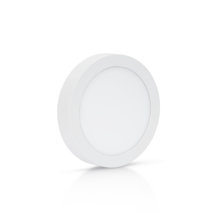 Round surface LED panel light