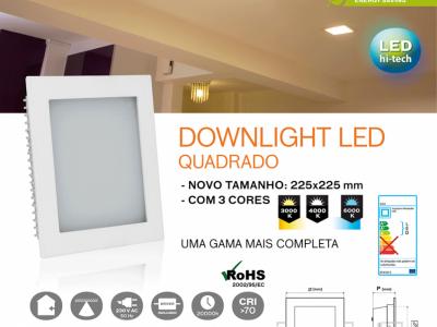 Novidade Downlight LED Quadrado