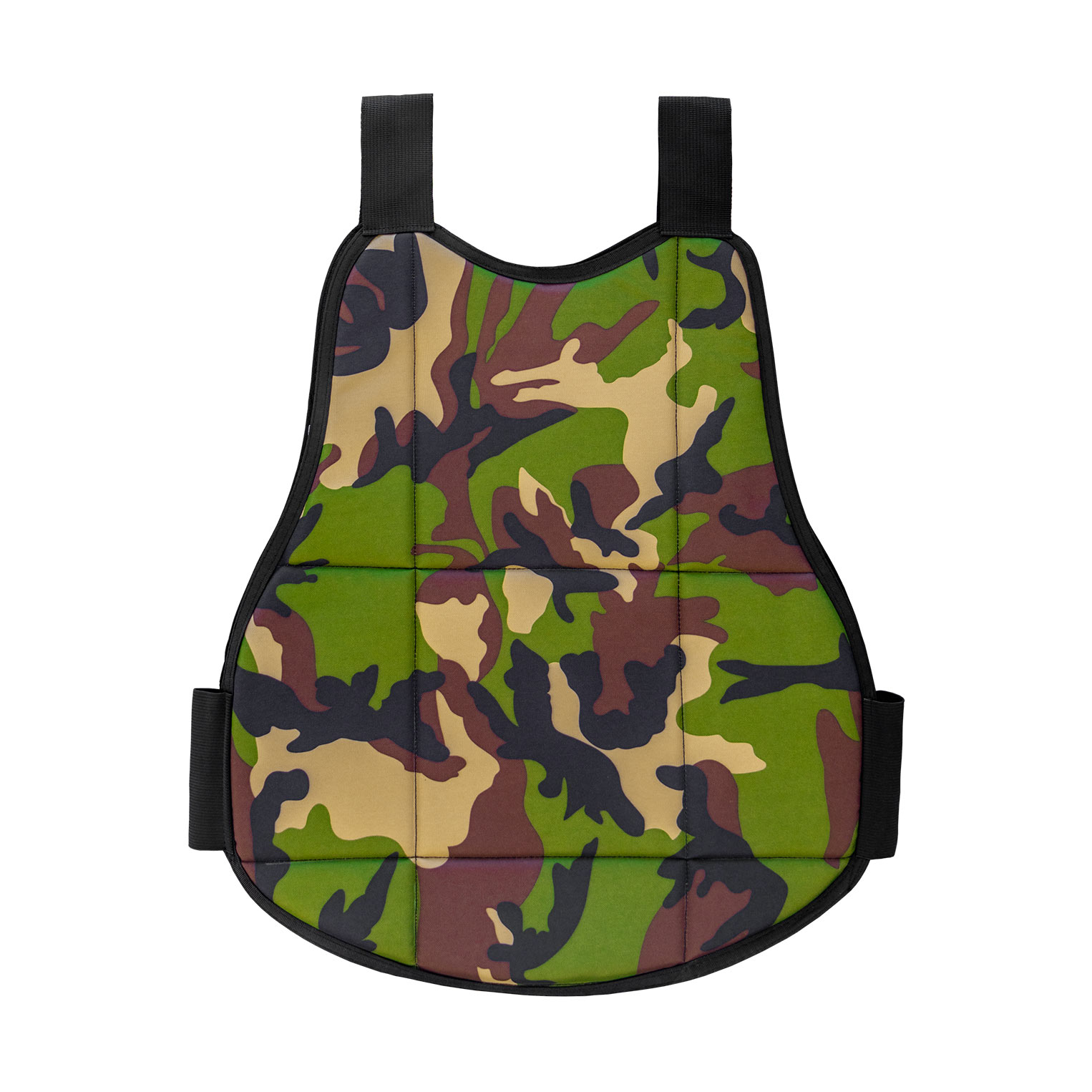 Chest Protector Field Reversible Black/Woodland Camo | Paintball Emboscada