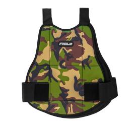 Chest Protector Field Reversible Black/Woodland Camo