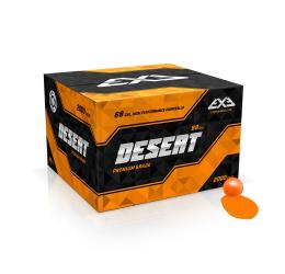 Paintballs EXE Desert Metalic Orange/Orange Fill