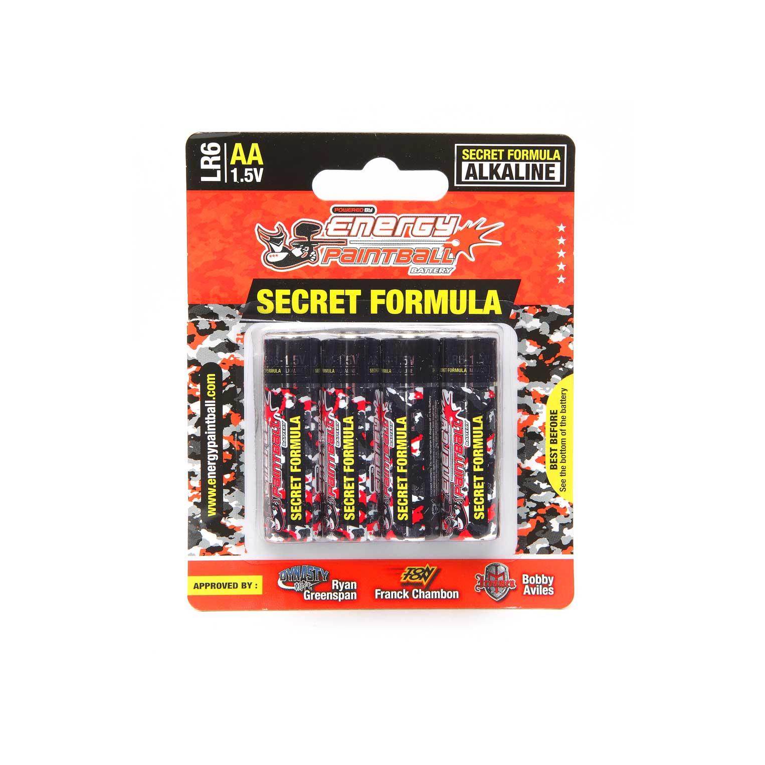 Energy 4x1,5v Secret Formula AA Alkaline Batteries