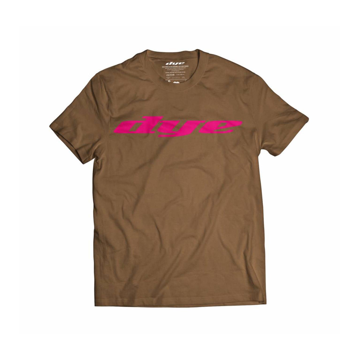 T-Shirt Dye Logo Brown/Pink