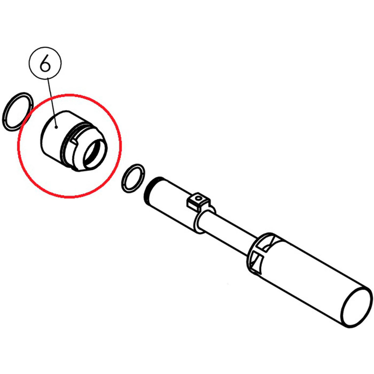 SW-1 Part #06 Barrel Thread Adapter