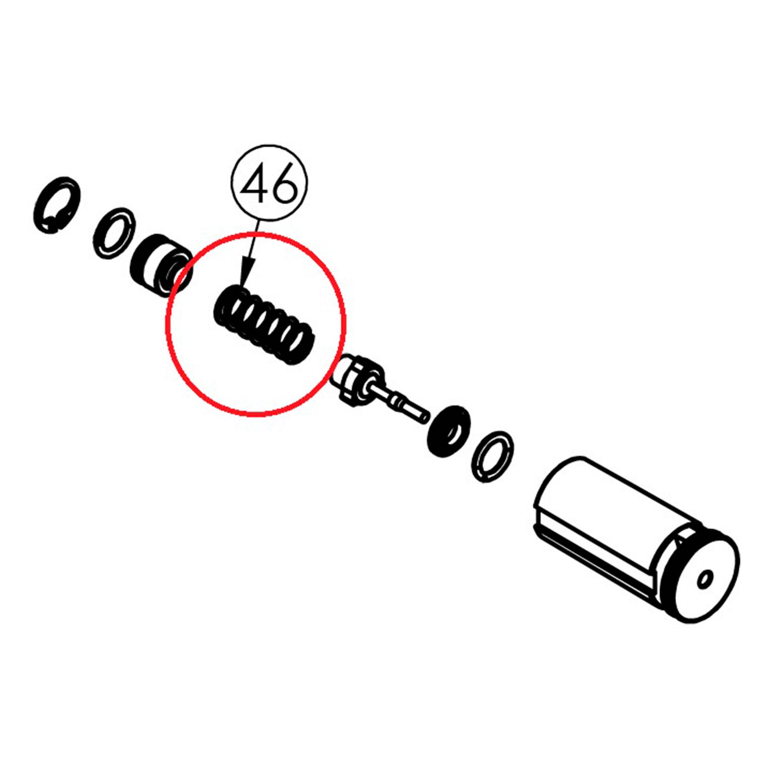 SW-1 Part #46 Cup Seal Spring