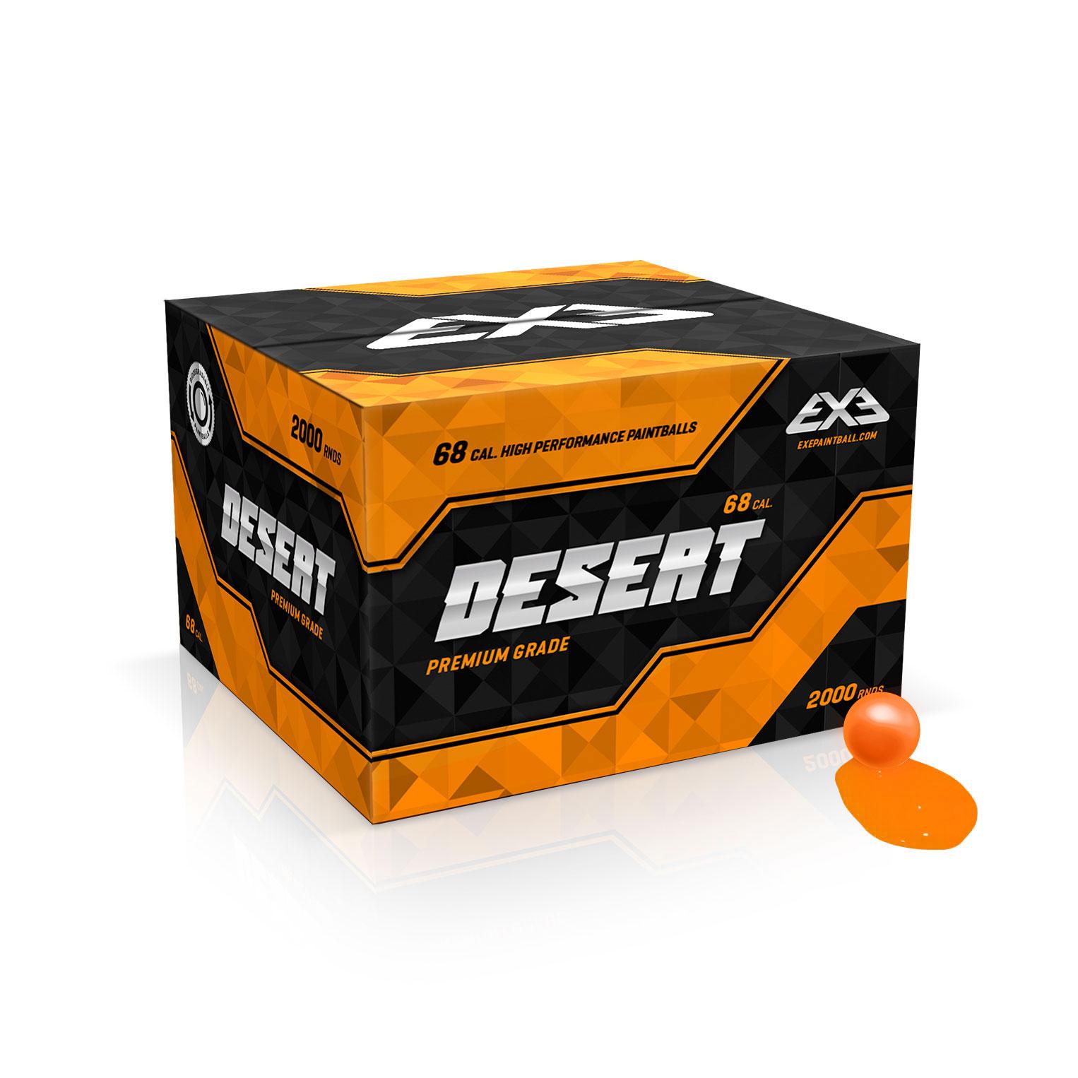 Paintballs EXE Desert Metalic Orange/Orange Fill