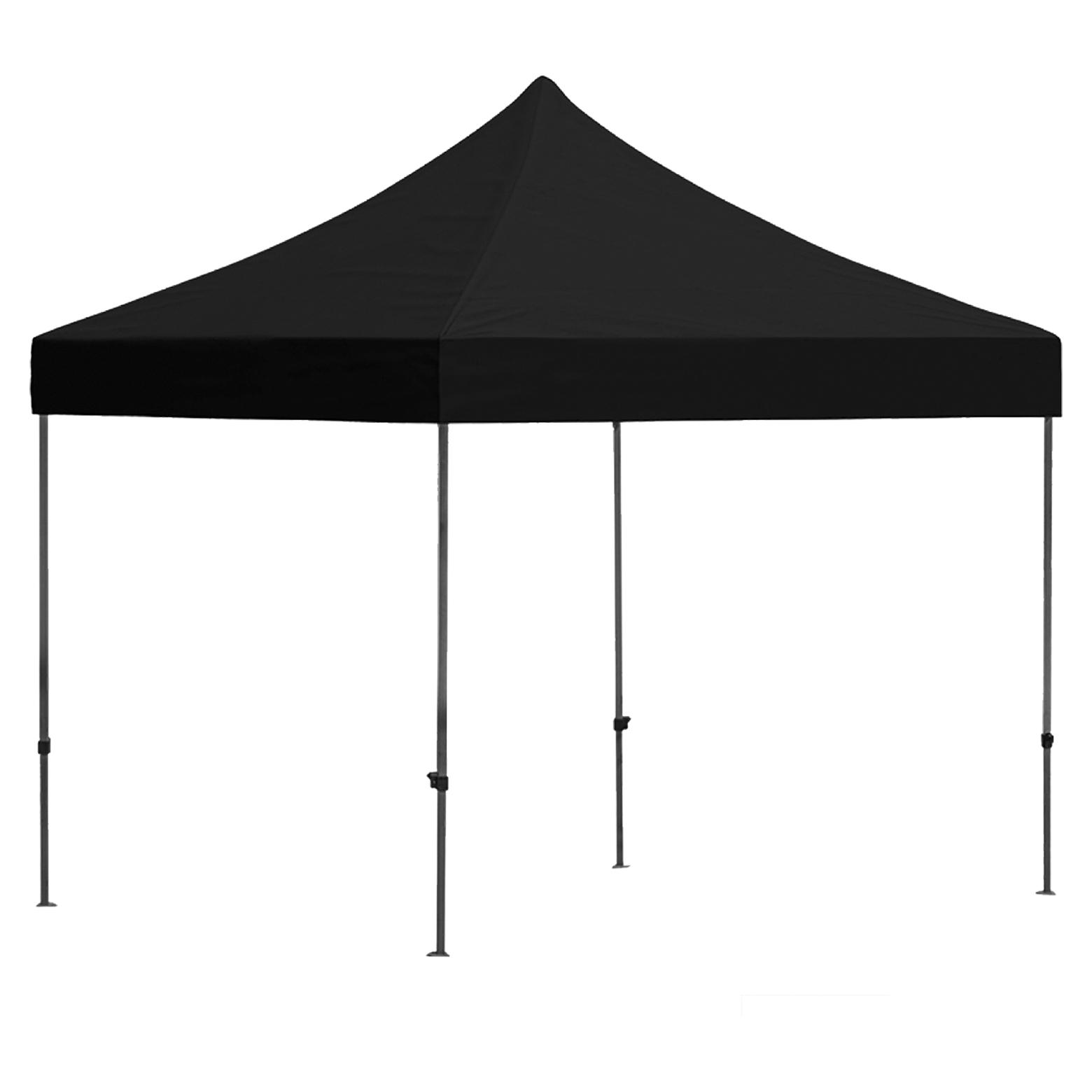 Steel Pop-Up Tent Standard 3x3 Black