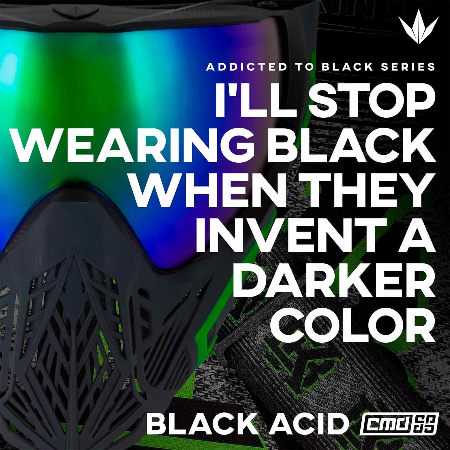 Goggle Bunkerkings CMD - Black Acid