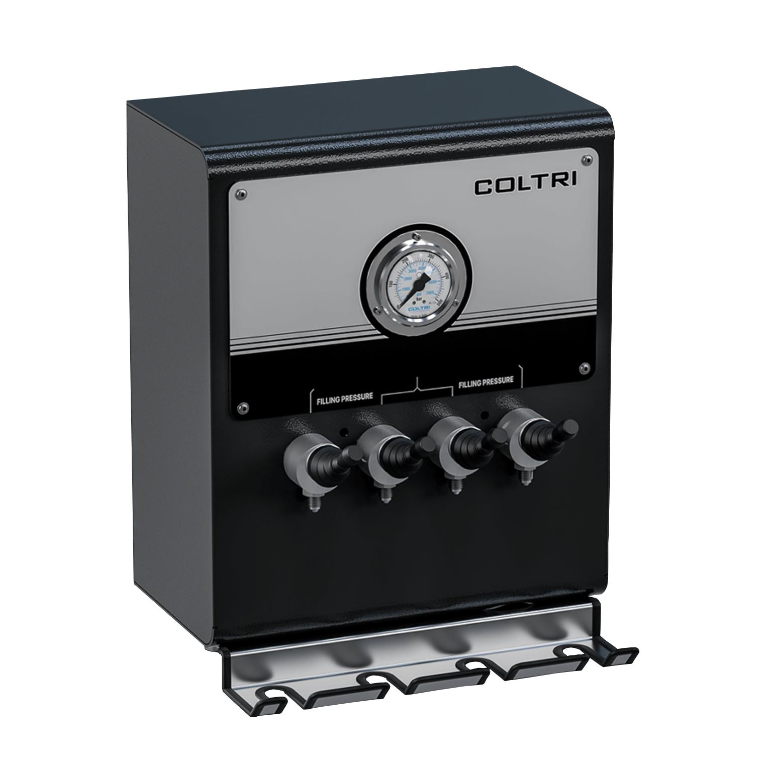 Coltri Filling Panel Single Pressure with 4 Lever Valves