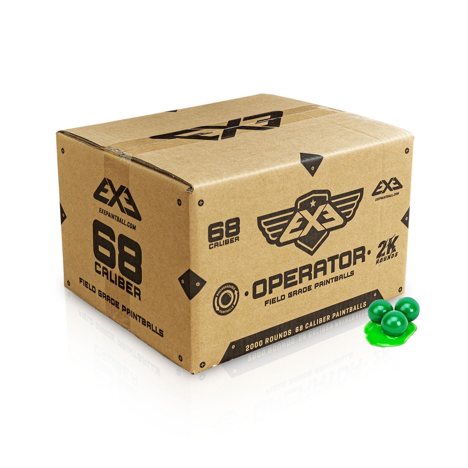 Paintballs EXE Operator Cal. 68  Green/Green