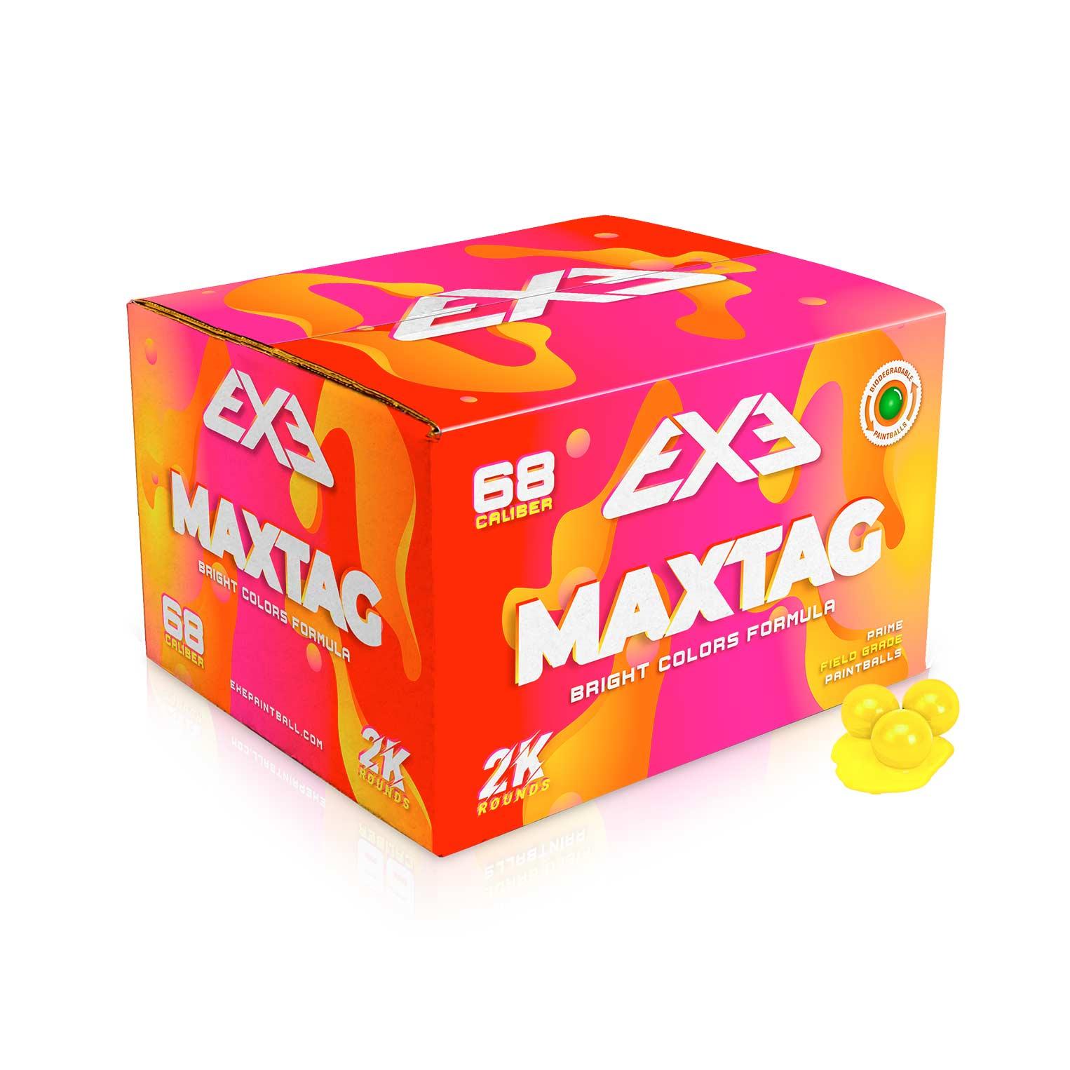 Paintballs EXE Maxtag 0.68 Yellow/Yellow