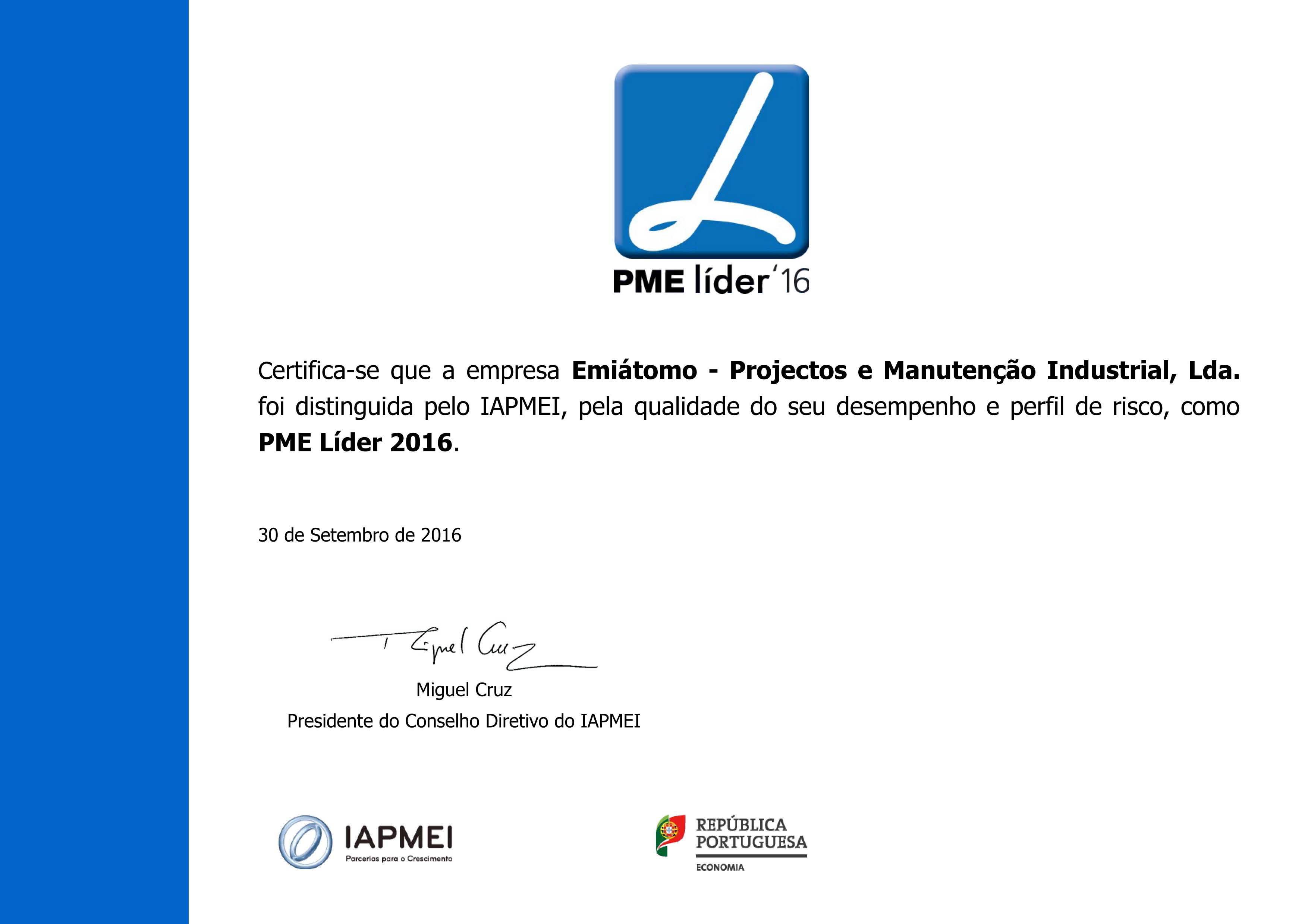 Estatuto PME Líder 2016