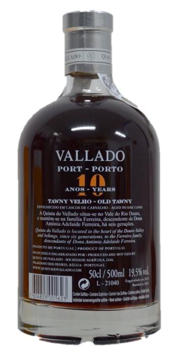 QTA. DO VALLADO TAWNY - V.PORTO - 10 ANOS (0,50L)