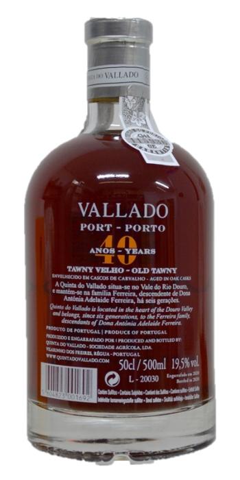 QTA. DO VALLADO TAWNY - V.PORTO - 40 ANOS (0,50L)