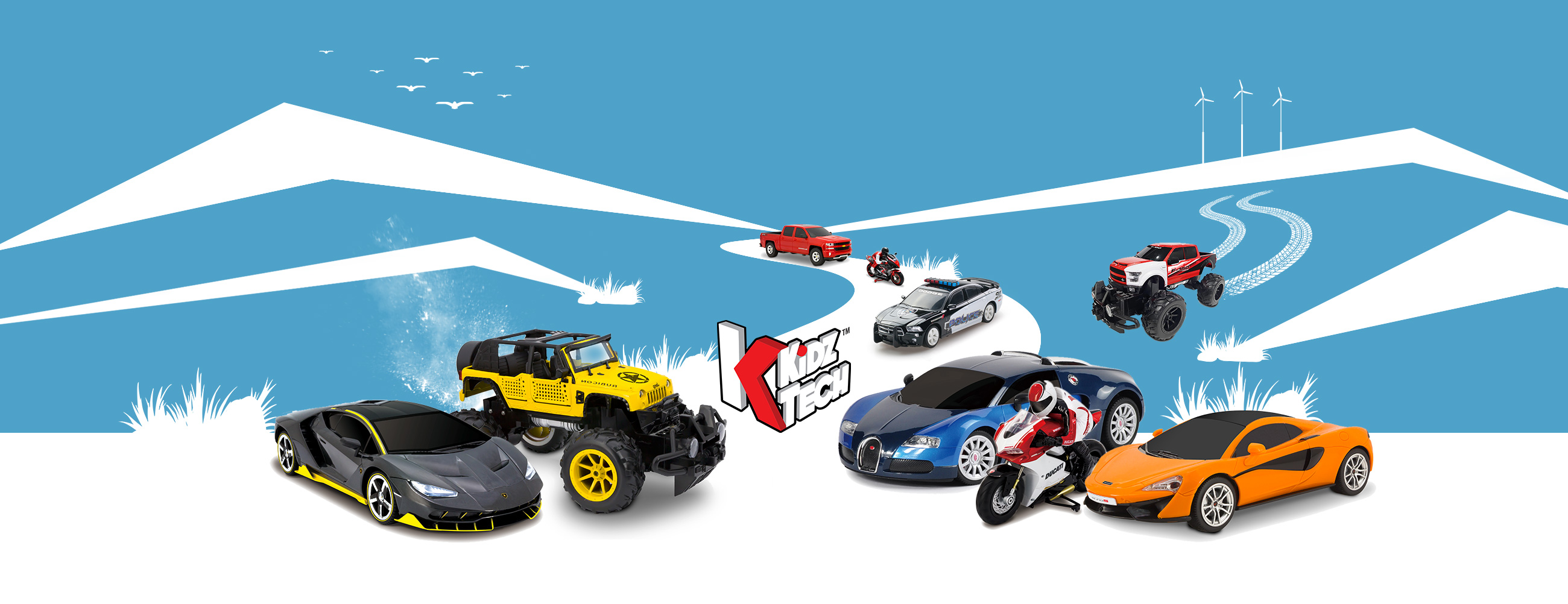 Viaturas RC KidzTech