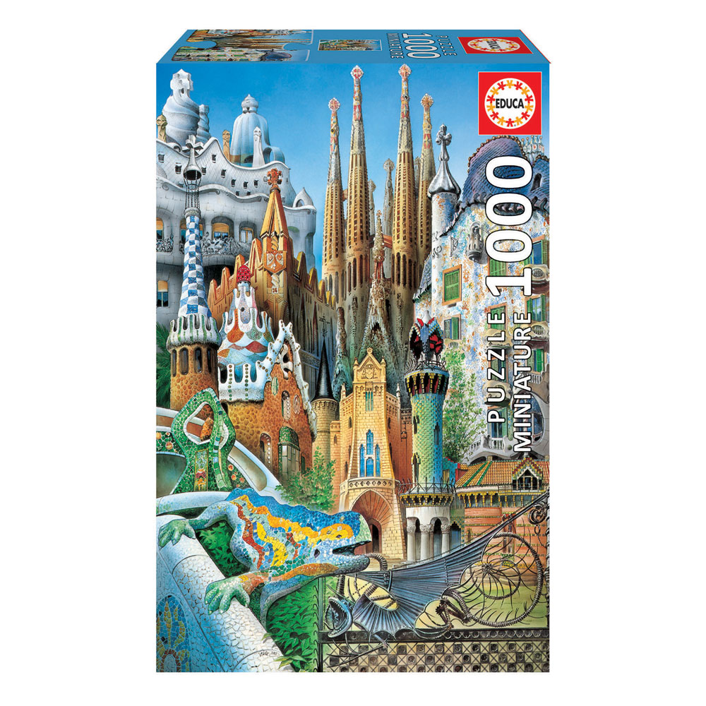 Puzzle Miniaturas 1000 Collage Gaudí