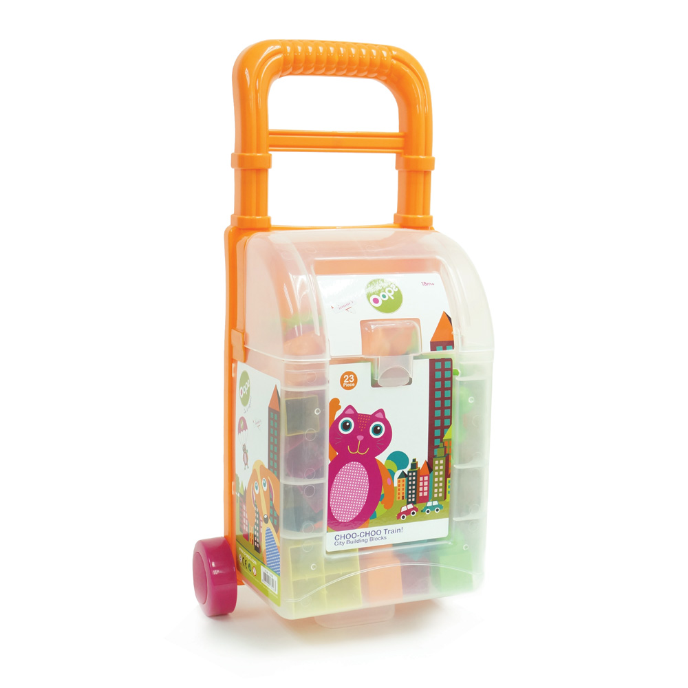 Oops Trolley with Blocks L 23 pcs