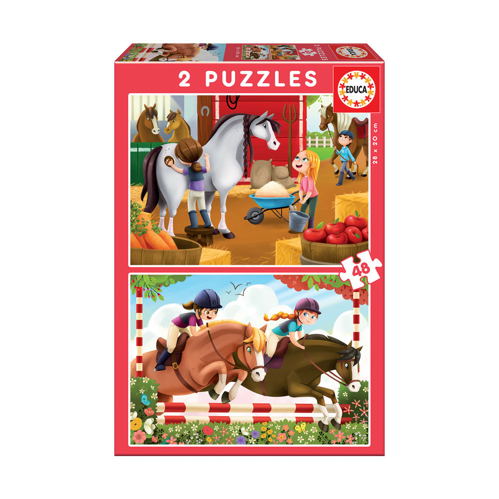 Junior Puzzle 2x48 Horse Trainer